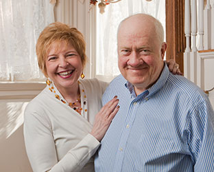 Paula and David Crombie. Link to their story