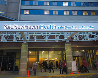An entrance to a hospital. Link to Gifts of Appreciated Securities. An entrance to a hospital. Link to Gifts of Appreciated Securities.