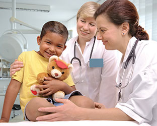 Photo of a child and two nurses. Link to Gifts by Estate Note. Photo of a child and two nurses. Link to Gifts by Estate Note.